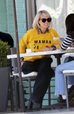 LAETICIA HALLYDAY at Petrossian Restaurant in Los Angeles 05/08/2022