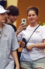 LANA DEL RAY Take Selfies with a Fan in Portofino 05/13/2022