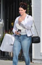 LANA DEL REY in Denim Out on Melrose Place in West Hollywood 05/23/2022