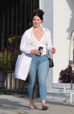 LANA DEL REY in Denim Out on Melrose Place in West Hollywood 05/23/2022
