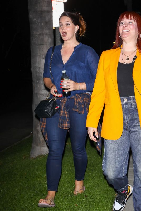 LANA DEL REY Night Out with Friends in Los Angeles 05/18/2022