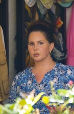 LANA DEL REY Out Shopping in Portofino 05/14/2022