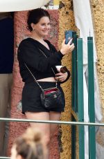 LANA DEL REY with Her Sister CAROLINE GRANT and friend Jason Pickens Out Shopping in Portofino 05/11/2022