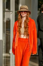 LARSEN THOMPSON Arrives at Hotel Martinez in Cannes 05/20/2022
