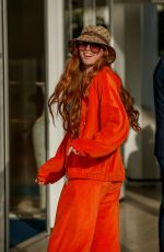 LARSEN THOMPSON Arrives at Hotel Martinez in Cannes 05/20/2022