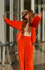 LARSEN THOMPSON Arrives at Hotel Martinez in Cannes 05/20/2022