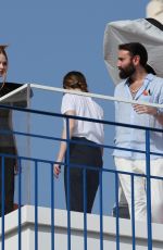 LARSEN THOMPSON at a Photoshoot at Hotel Martinez in Cannes 05/21/2022