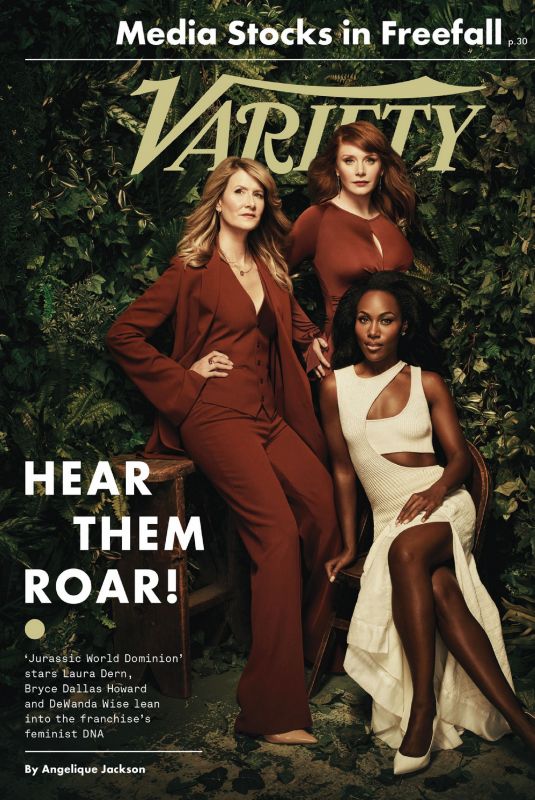 LAURA DERN, BRYCE DALLAS HOWARD and DEWANDA WISE in Variety Magazine, May 2022