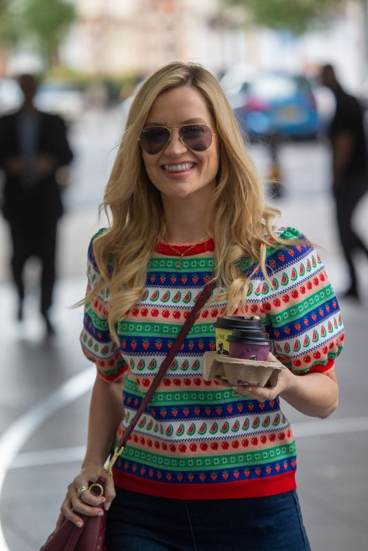 LAURA WHITMORE Arrives at BBC Studios in London 05/29/2022