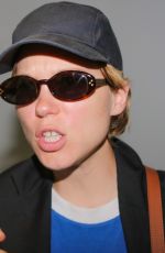 LEA SEYDOUX Arrives at Nice Airport 05/19/2022
