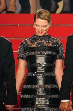 LEA SEYDOUX at Crimes of the Future Premiere at 75th Annual Cannes Film Festival 05/23/2022