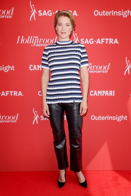 LEA SEYDOUX at Hollywood Reporter and Sag-aftra Awards Chatter Live at Palais des Festivals 05/22/2022