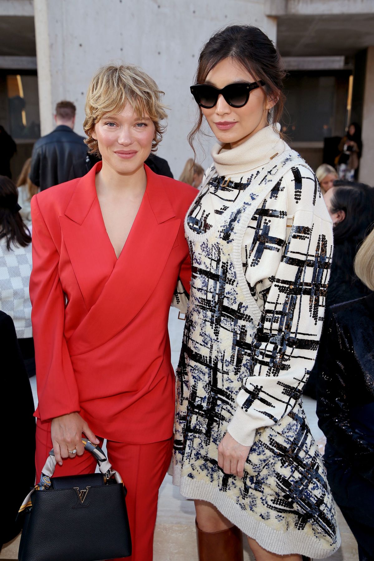 Léa Seydoux attends the Louis Vuitton's 2023 Cruise Show on May 12