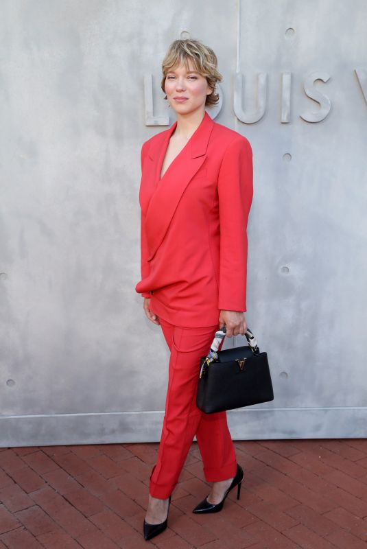LEA SEYDOUX at Louis Vuitton 2023 Cruise Show in San Diego 05/12/2022