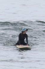 LEIGHTON MEESTER and Adam Brody at a Surfing Session in Malibu 05/10/2022