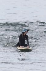 LEIGHTON MEESTER and Adam Brody at a Surfing Session in Malibu 05/10/2022