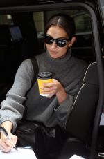 LILY ALDRIDGE Leaves Her Hotel in New York 05/03/2022