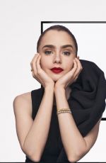 LILY COLLINS for Clash De Cartier 2022 Campaign