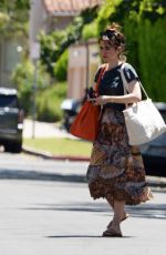 LILY COLLINS Out and About in Los Angeles 05/15/2022