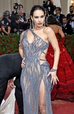 LILY JAMES at Met Gala Celebrating In America: An Anthology of Fashion in New York 05/02/2022