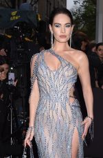LILY JAMES Heading to 2022 Met Gala in New York 05/02/2022