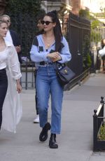 LILY JAMES Out with Friends in New York 04/30/2022