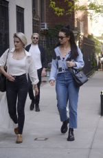 LILY JAMES Out with Friends in New York 04/30/2022