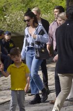 LILY JAMES Out with Friends in New York 04/30/2022