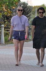 LINDSEY VONN and Diego Osorio Out in Miami Beach 05/08/2022
