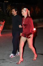 LINDSEY VONN Arrives at Carbone in Miami 05/08/2022