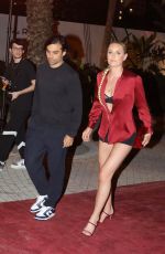 LINDSEY VONN Arrives at Carbone in Miami 05/08/2022