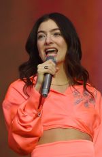 LORDE Performs at War Memorial Park in Coventry 05/29/2022