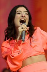 LORDE Performs at War Memorial Park in Coventry 05/29/2022