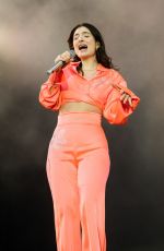 LORDE Performs at War Memorial Park in Coventry 05/29/2022