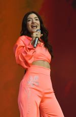 LORDE Performs at War Memorial Park in Coventry 05/29/2022
