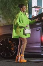 LORI HARVEY Out for Dinner in West Hollywood 05/08/2022