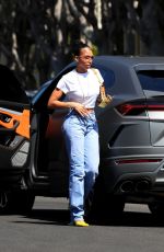 LORI HARVEY Out on Melrose Place in West Hollywood 05/13/2022