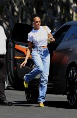 LORI HARVEY Out on Melrose Place in West Hollywood 05/13/2022