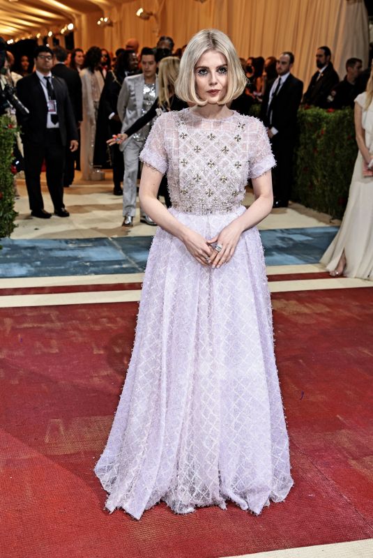 LUCY BOYNTON at Met Gala Celebrating In America: An Anthology of Fashion in New York 05/02/2022