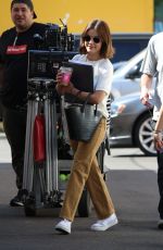 LUCY HALE Heading to the Movie Set in Los Angeles 05/06/2022