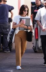 LUCY HALE Heading to the Movie Set in Los Angeles 05/06/2022