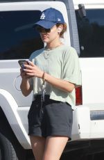 LUCY HALE Out After Hiking Session in Los Feliz Mountains 05/01/2022