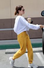 LUCY HALE Out for Iced Coffee in Los Angeles 05/03/2022