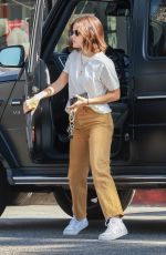 LUCY HALE Out for Iced Coffee in Studio City 05/06/2022