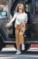 LUCY HALE Out for Iced Coffee in Studio City 05/06/2022