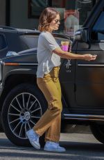 LUCY HALE Out for Iced Coffee in Studio City 05/06/2022