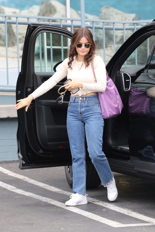 LUCY HALE Out in Los Angeles 05/28/2022