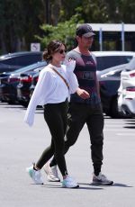 LUCY HALE Out with a Friend in Los Angeles 05/27/2022