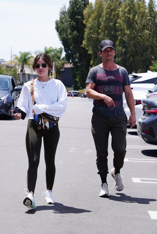 LUCY HALE Out with a Friend in Los Angeles 05/27/2022
