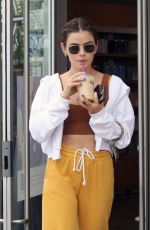 LUCY HALE Out with Her Dogs in Los Angeles 05/03/2022
